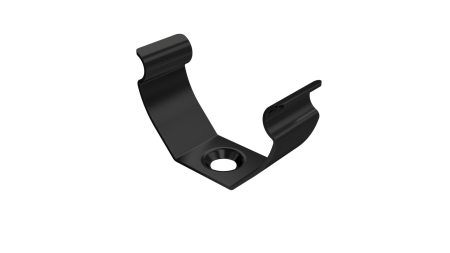 MET mounting clip for LUMINES COSMO profile, black lacquered