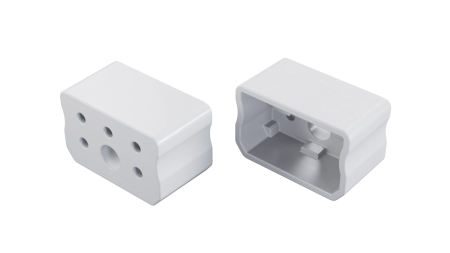 PLASTIC end cap CAPO for profile A, white