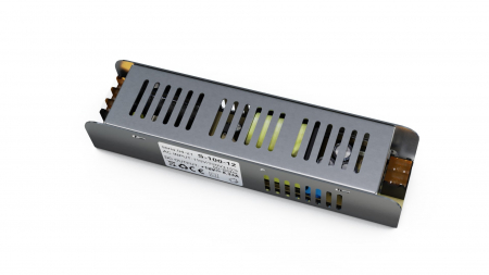 12V 100W IP20 8,33A enclosed power supply, SLIM