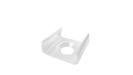 MET mounting clip for LUMINES ONI profile, white lacquered