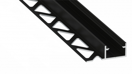 Profile LUMINES type FINO black lacquered 1 m