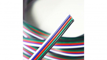 RGBW LED cable 5x0.35mm2
