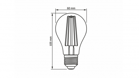 LED source E27 10W A60 Filament Neutral White