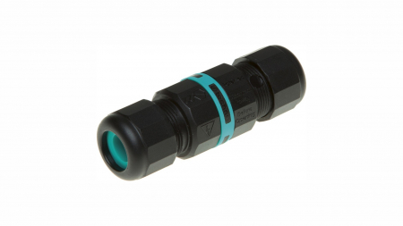 2-core IP68 screw-type connector for cable diameters 7-12mm