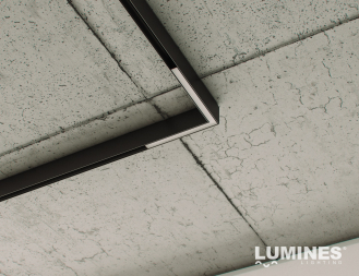 LUMINES GENESIS Magnetic light LINEAR horizontal 90° 24 W CCT black