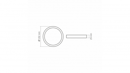 Panel LED 18W Surface  Round Neutral