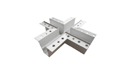 LUMINES GENESIS Magnetic track recessed trimless connector + white