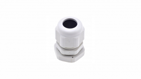 Gray plastic cable gland PG9 H