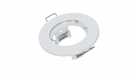 Ceiling lighting point fitting SARA round Fixted white