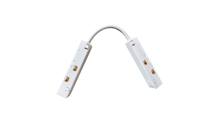 LUMINES GENESIS Magnetic track power feed straight flex white