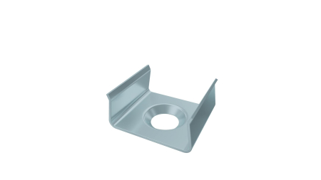 MET mounting clip for LUMINES atom profile, RAL  220 70 10