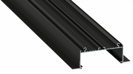 Lumines profile type SORGA lacquered black, 1 m
