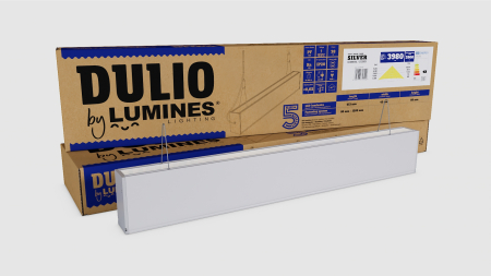 LUMINES DULIO Linear LED Luminaire - white lacquered - 4000K - 60cm
