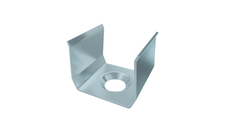 MET mounting clip for LUMINES axel profile, RAL  220 70 10