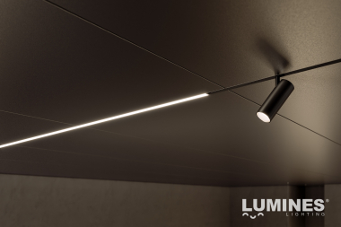 LUMINES SOLVIA Profile anodized black 1 m