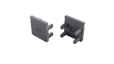 LUMINES End cap LUMINES FLEXA 2in1 grey