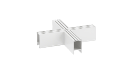 LUMINES connector CLARO type X white lacq.