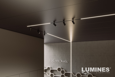 LUMINES SOLVIA Profile anodized black 1 m