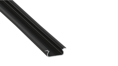 Profile TEKKNI+ type SELDE+ anodized black, 3 m