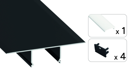 TEKKNI SET NORGE black, frozen cover 3 m