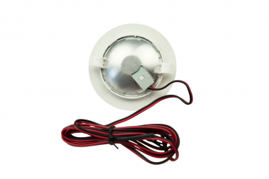 Recessed round furniture luminaire, 2 W, grey – neutral-white