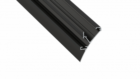 Lumines profile type LOGI lacquered black, 3 m