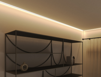 Profile LUMINES type Motta white lacquered 1 m