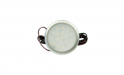 Surface-mounted round furniture luminaire, aluminium, 1.5 W, neutral-white