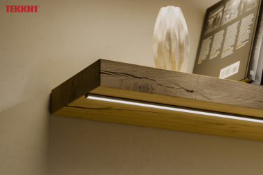 Profile TEKKNI+ type ORRE+ anodized silver, 2,02 m