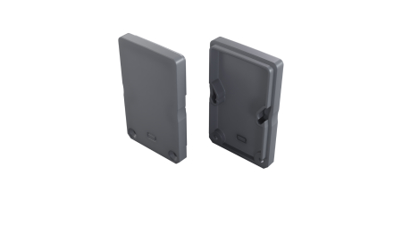 LUMINES End cap LUMINES DILEDA+TALL gray 2w1