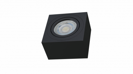 Ceiling spotlight fixture SPOT CARO square black
