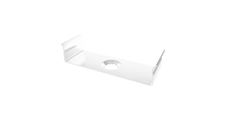 MET mounting clip for LUMINES SOLIS profile, white lacquered