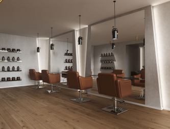 Profile LUMINES type GAUDI white lacquered without perforation 1 m