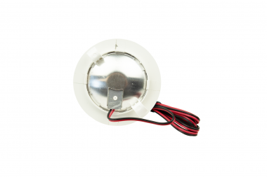 Recessed round furniture luminaire, 2 W, white – neutral-white