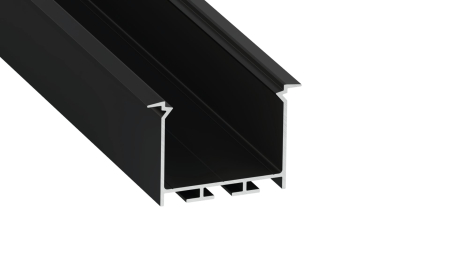 TEKKNI HEDE Set, black, transparent cover, 2.02 m