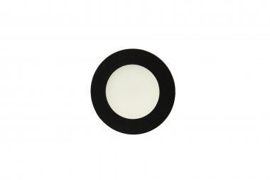Recessed round furniture luminaire, 2 W, black – neutral-white