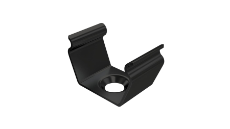 MET mounting clip for LUMINES MICO profile, black lacquered