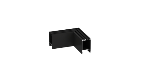 LUMINES connector CLARO type L black lacq.