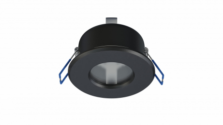 Ceiling lighting point fitting LISA cast round Fixted black