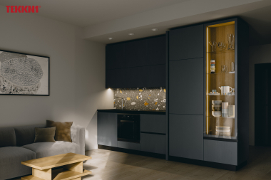 TEKKNI UHRE Set, black, transparent cover, 3 m