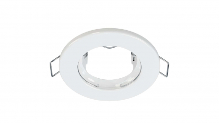 Ceiling lighting point fitting SARA round Fixted white