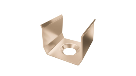 MET mounting clip for LUMINES axel profile, RAL  1015