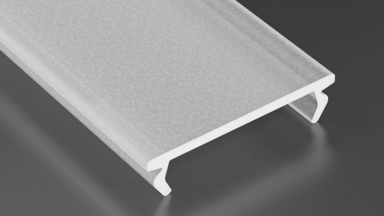 LUMINES DOUBLE cover PMMA milky frosteded 1 m