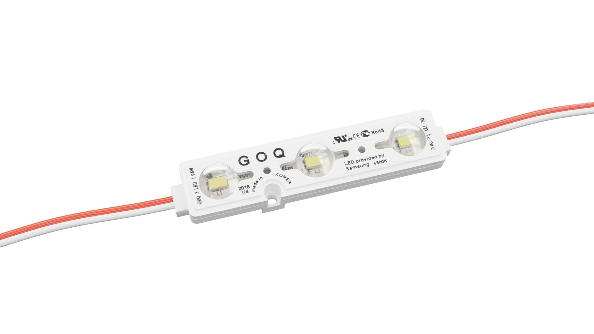 LED Module GOQ SAMSUNG 3xLED 150 degrees Cold white