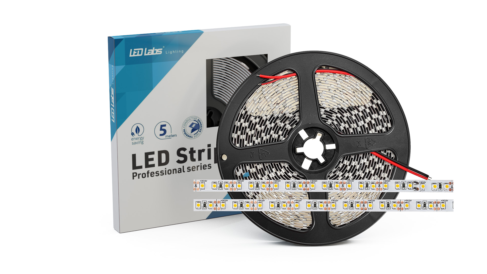 PROFI 12 V 600 LED STRIP 3528 SMD 9.6 W 6500 K IP65HS