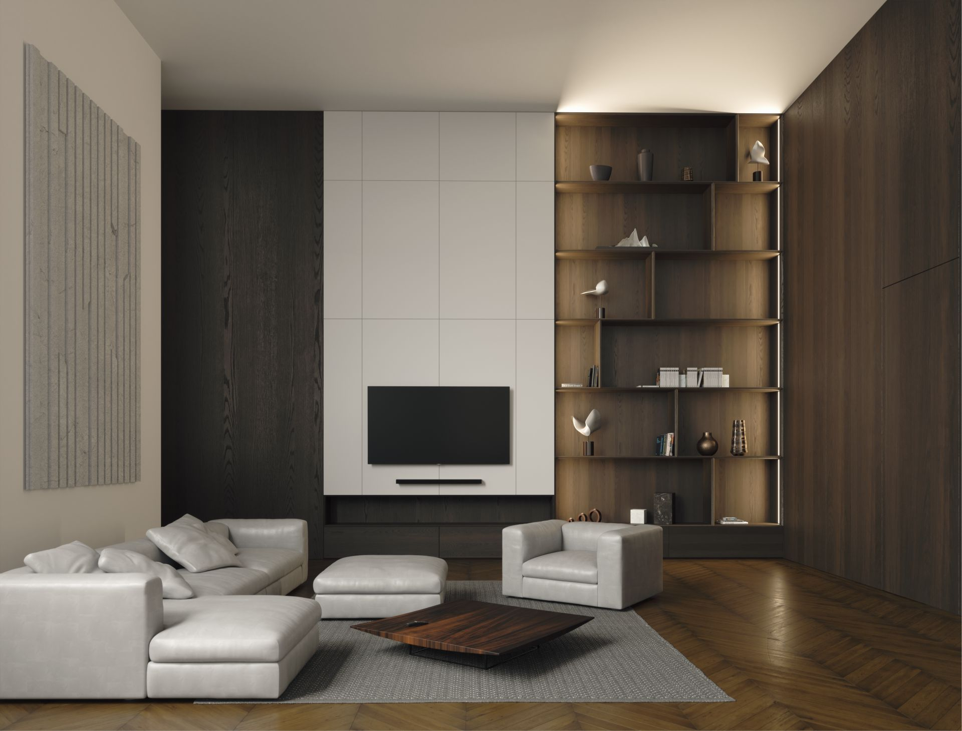 Profile LUMINES type Gemi white lacquered 2,02 m