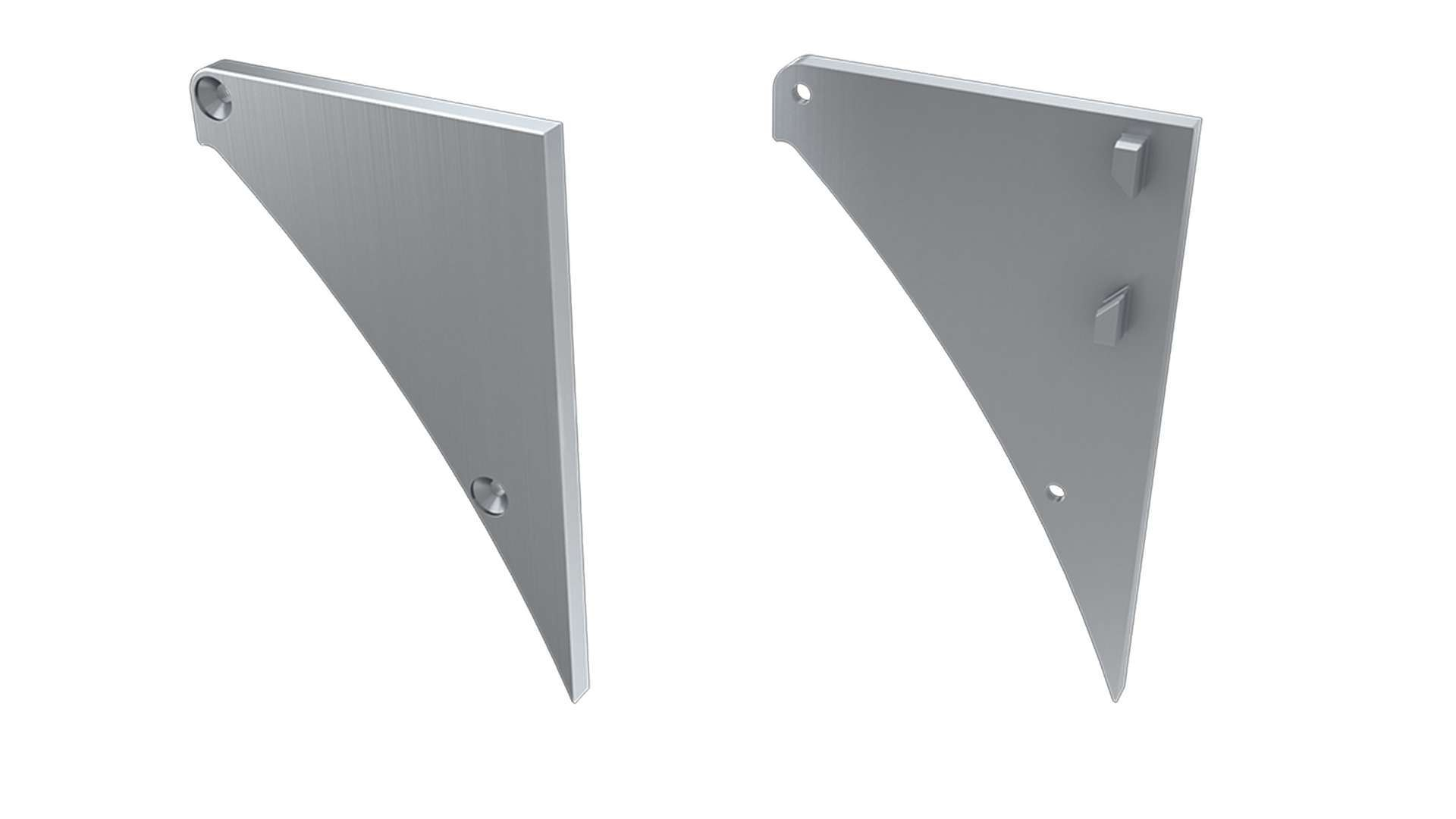 LUMINES ALU end cap LOGI silver right