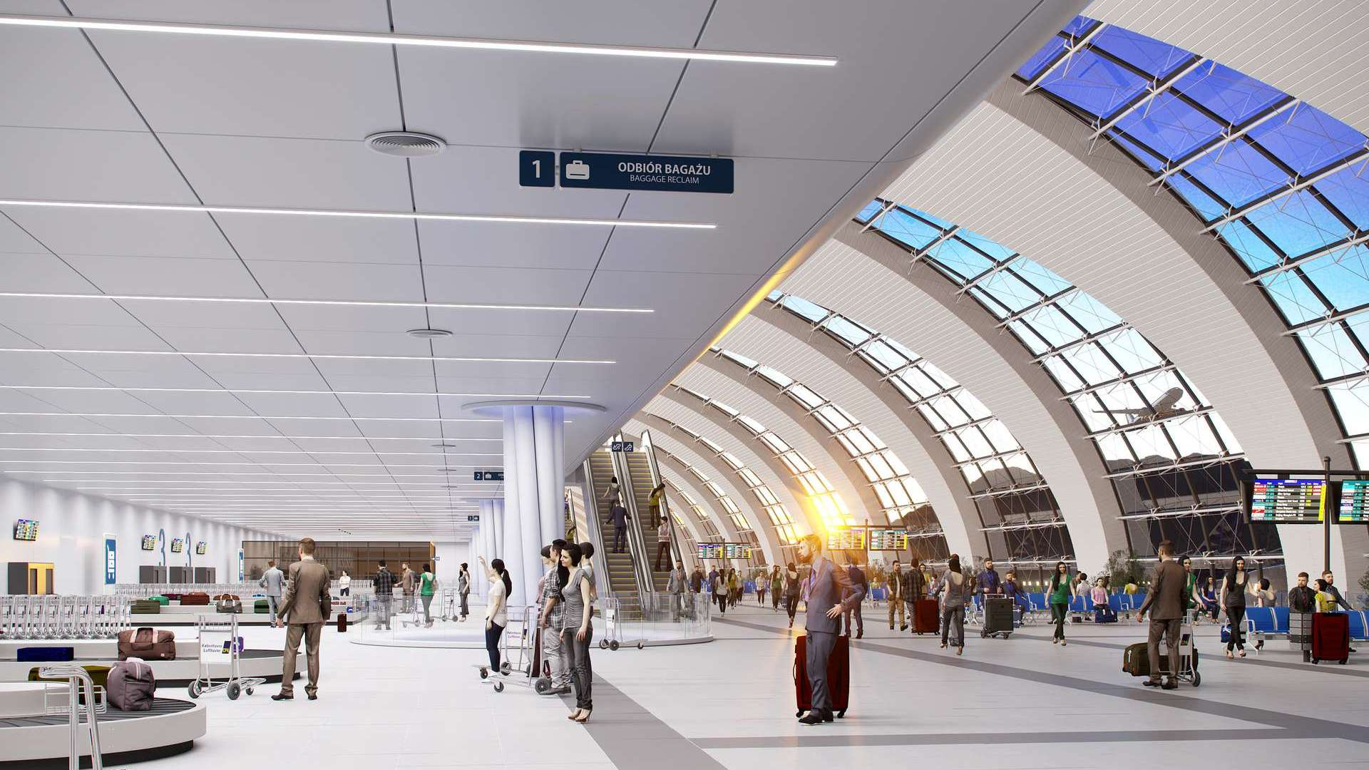 Lumines profile type LARGO lacquered black, 2,02 m