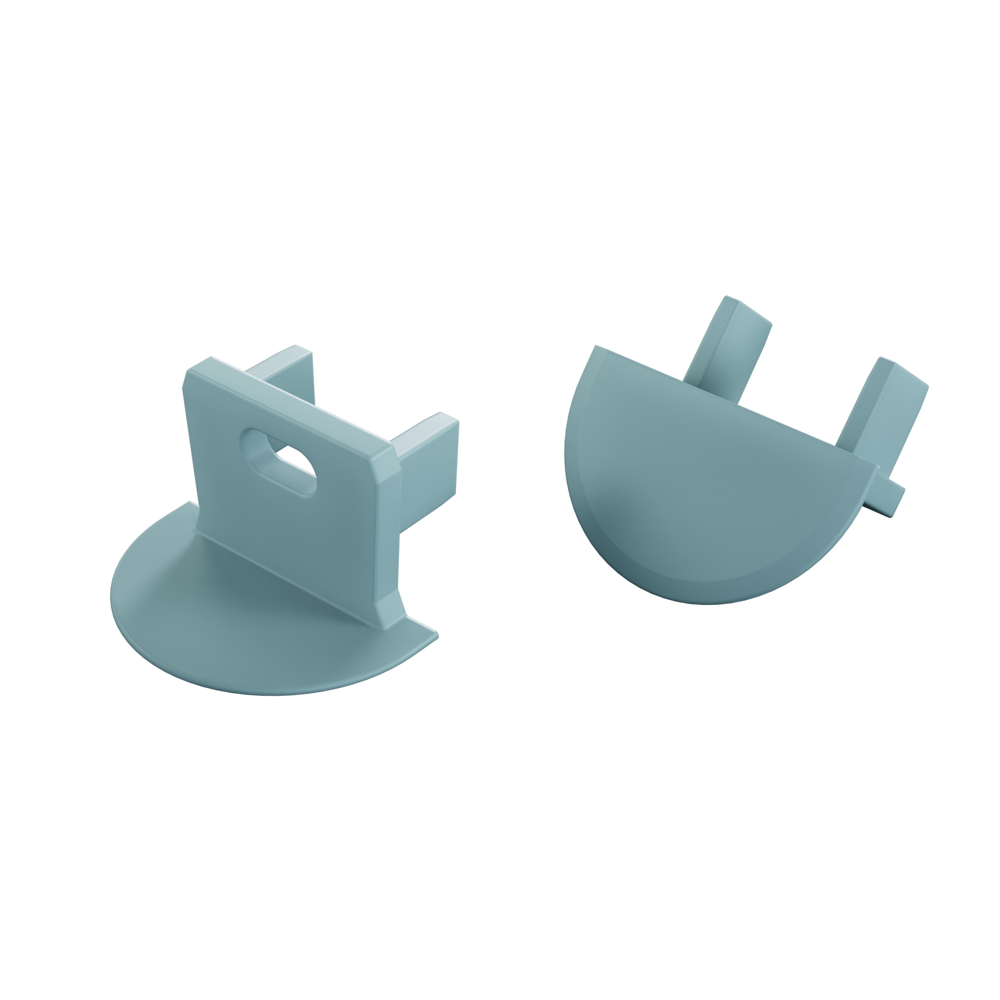 LUMINES End cap axin Sky Blue with hole