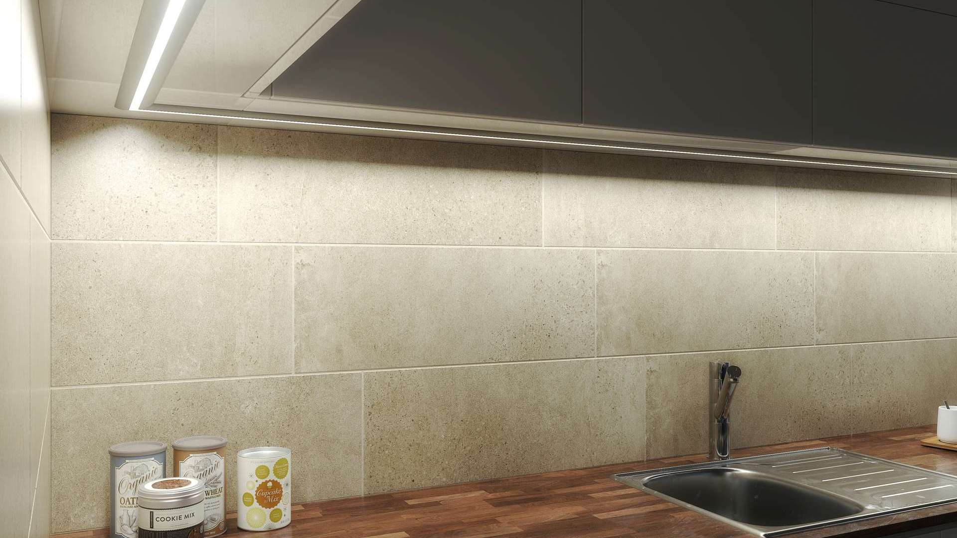 Lumines profile type Reto anodized inox, 1 m